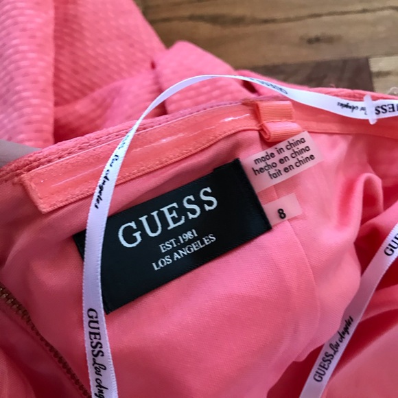 Guess Dresses Guess Strapless Dress Peach Size 8 Poshmark